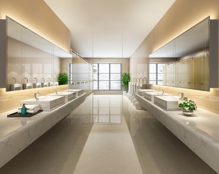 Commercial Restroom Renovation in Riverside CA